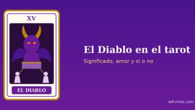 Ilustración de la carta El Diablo, arcano XV del tarot