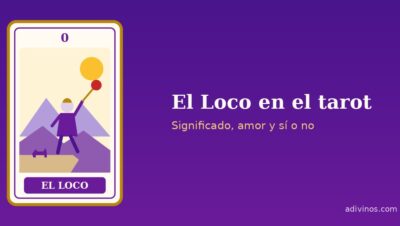 Ilustración de la carta El Loco del tarot, arcano 0