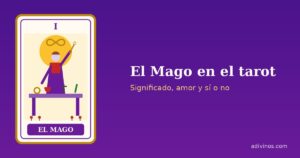 Ilustración de El Mago, arcano I del tarot